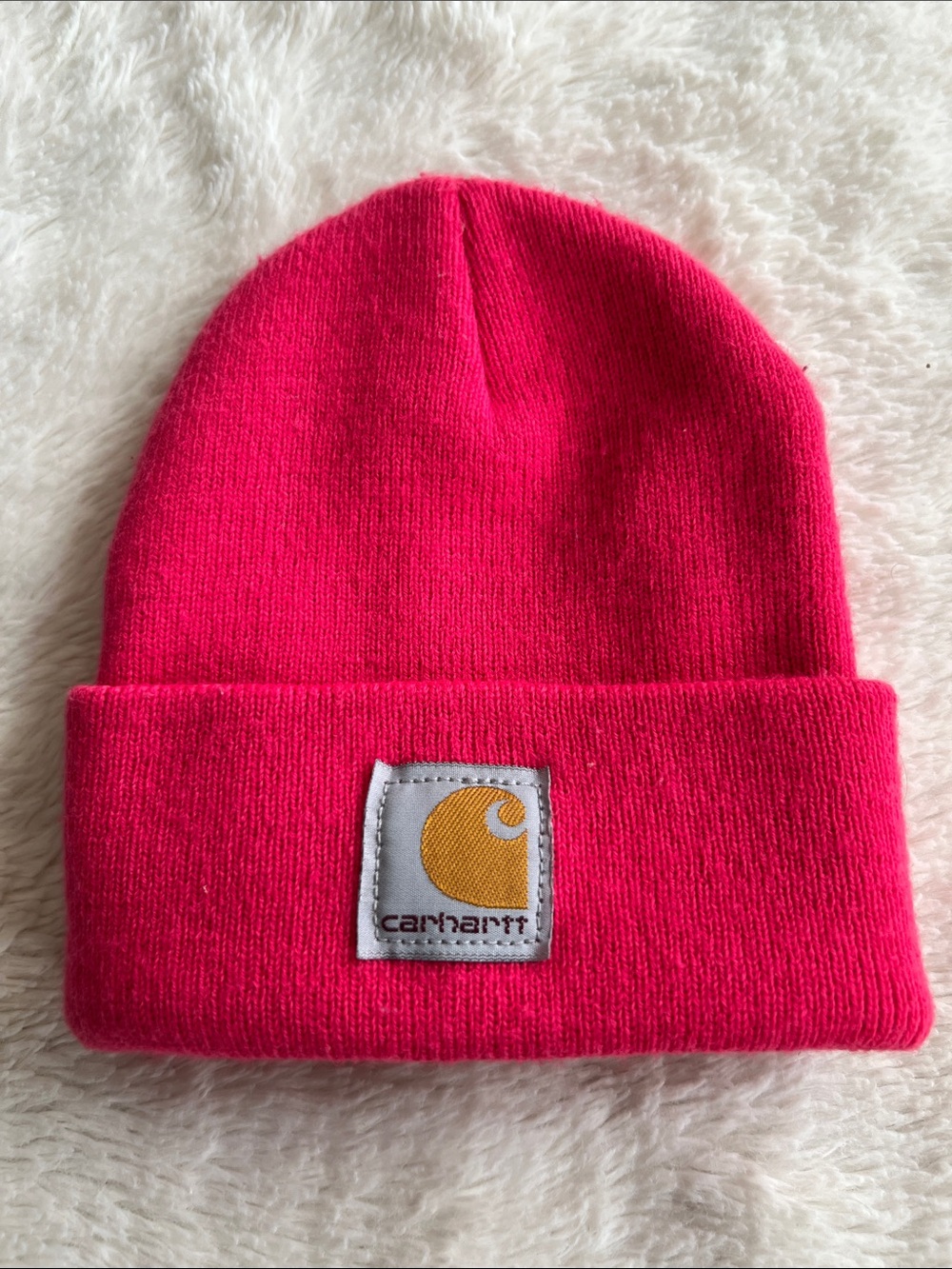 Infant/Toddler Carhartt Beanie neon pink